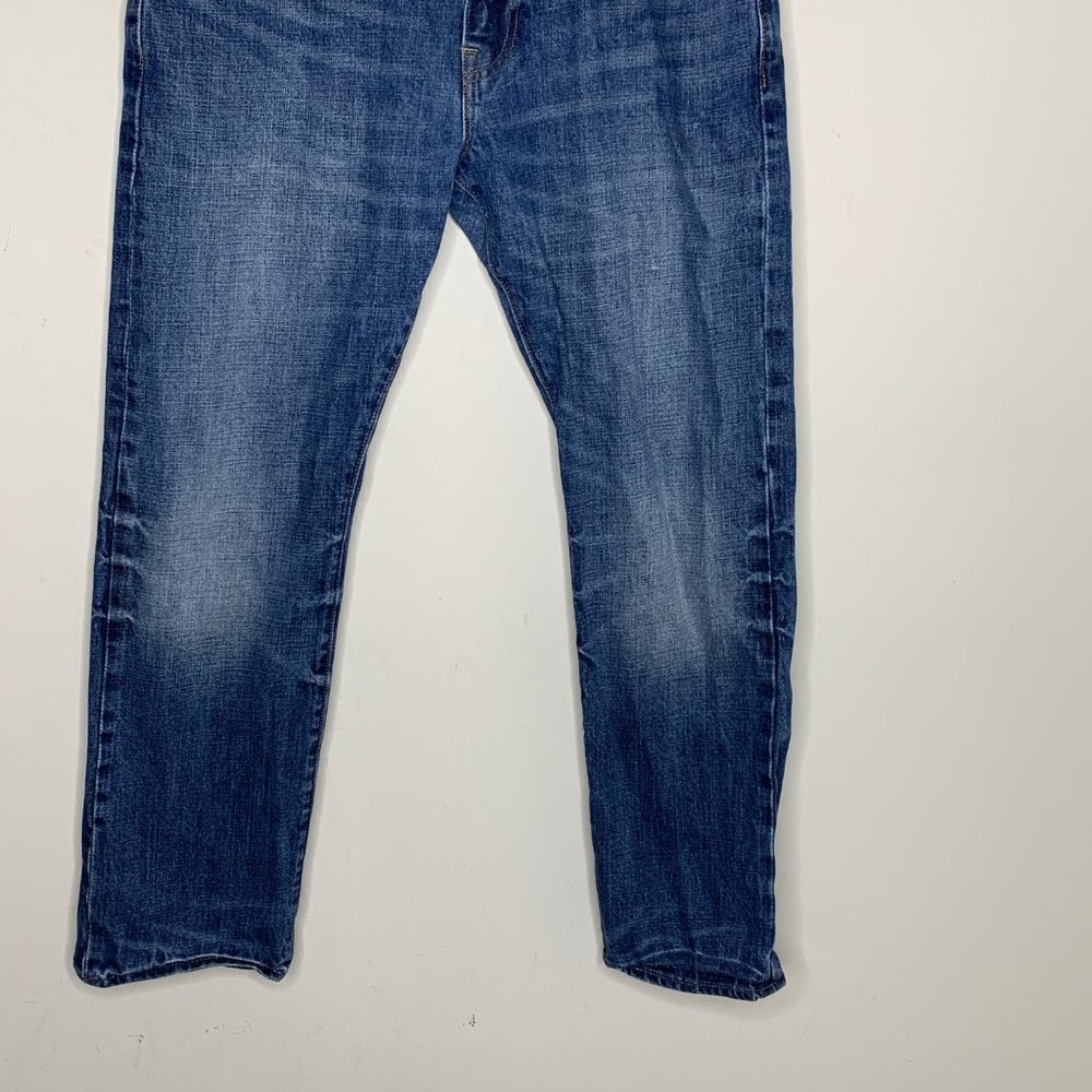 J.Crew 770 Blue Denim Straight Leg Jeans Size 33X30 - Picture 4 of 7
